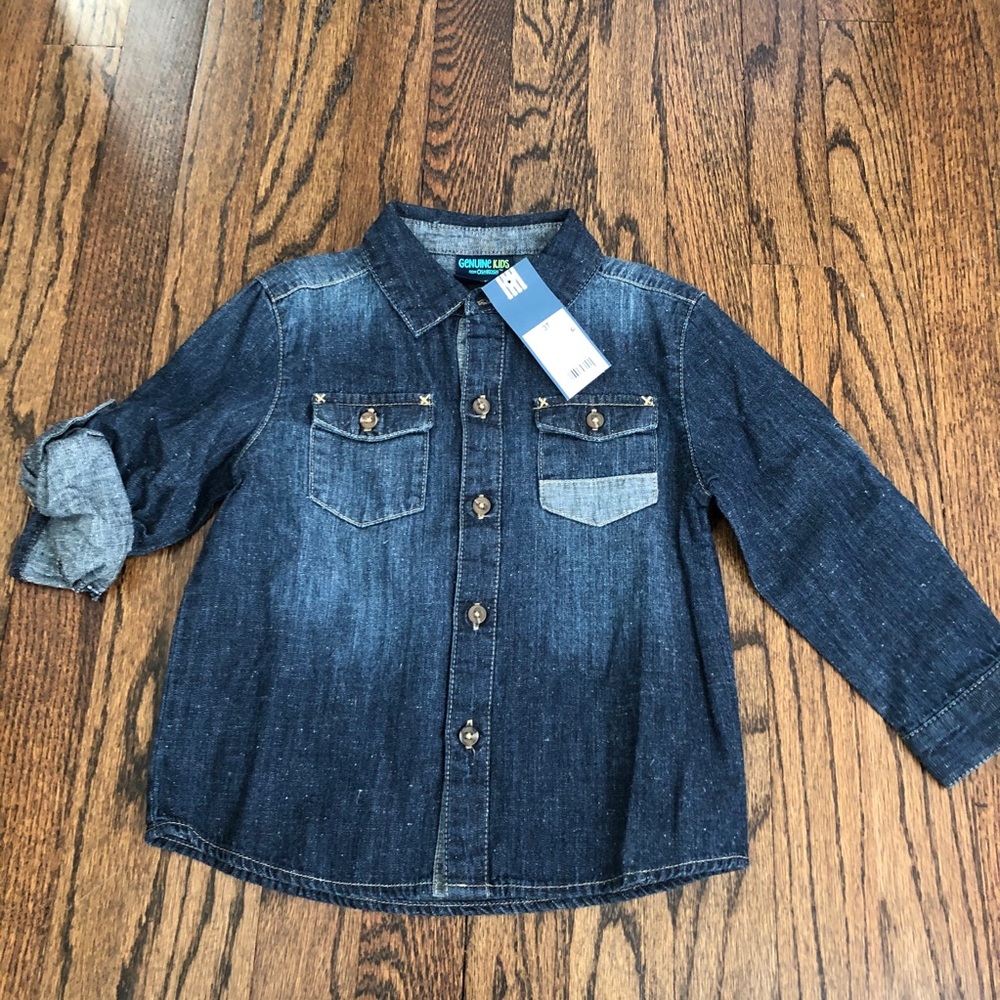 NWT Kid’s Denim Button Up